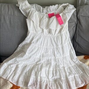 Lilly Pulitzer White Eyelet Dress size small.
